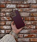 İphone 14 Pro Deri Görünümlü Coco Kapak