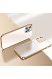 İphone 11 Pro Lazer Kamera Lens Korumalı Plating Telefon Kılıf&Kapak