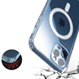 İphone 11 Magsafe Uyumlu Sert Şeffaf Kılıf