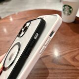 İphone 13 Pro Max Magsafe Uyumlu Magsafe Uyumlu Mat Çerçeveli Telefon Kılıfı