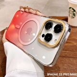 İphone 15 Pro Max Pixel Sert Magsafe Uyumlu Telefon Kılıfı