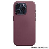 iPhone 15 Pro Max için MagSafe özellikli Mikro Dokuma FineWoven Kılıf