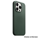 iPhone 15 Pro Max için MagSafe özellikli Mikro Dokuma FineWoven Kılıf