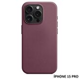 iPhone 15 Pro için MagSafe özellikli Mikro Dokuma FineWoven Kılıf