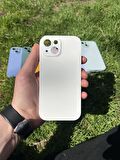 İphone 15 Uyumlu Parlak Premium Renkli Cam Telefon Kılıfı