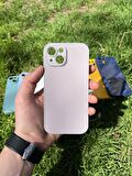 İphone 15 Uyumlu Parlak Premium Renkli Cam Telefon Kılıfı