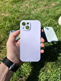 İphone 15 Uyumlu Parlak Premium Renkli Cam Telefon Kılıfı