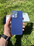 İphone 15 Pro Max Uyumlu Parlak Premium Renkli Cam Telefon Kılıfı