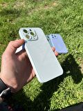 İphone 15 Pro Max Uyumlu Parlak Premium Renkli Cam Telefon Kılıfı