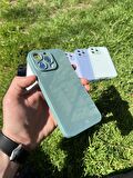İphone 15 Pro Max Uyumlu Parlak Premium Renkli Cam Telefon Kılıfı