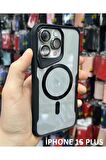 İphone 15 Plus T-Max MagSafe Uyumlu Siyah Silikon Kılıf