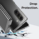 Samsung Galaxy Z Fold 6 Kılıf Şeffaf Sert 