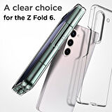 Samsung Galaxy Z Fold 6 Kılıf Şeffaf Sert 