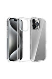 İphone 16 Pro Kılıf Süper Şeffaf Silikon Kapak
