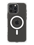 iPhone 16 Pro Kılıf Crystal MagSafe Özellikli Şeffaf