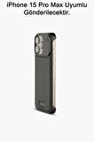 iPhone 15 Pro Max Parfümlü Koku Hazneli MagSafe Uyumlu Deri Kılıf 