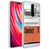 Smcase Xiaomi Redmi Note 8 Pro Kılıf Desenli Elegans Serisi Silikon