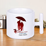 Babalar Günün Kutlu Olsun Canım Babam Baskılı Hediyelik T Kupa Bardak