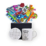 Geçmişten Gelen Mutluluk! Siyah Hediye Kutusu ve Düzelcez İnşallah Şu Olaylar Bir Bitsin Baskılı Kupa Bardak