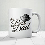 The Best Dad Baskılı Babalar Günü Kupa Bardak 