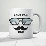 Love You Dad Baskılı Babalar Günü Kupa Bardak-Mod1