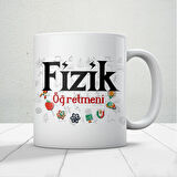Fizik Öğretmenlerine Özel Öğretmenler Günü Hediyelik Baskılı Kupa
