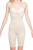Kadın Seamless Ğöğsü Ve Popo Açık Uzun Paçalı Boxer Boy Korse