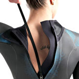 Powerskin Thunder Wetsuit Kadın Siyah Yarış Mayosu 005630510