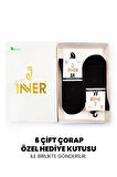Just Inner Erkek 6'lı Tenis Çorabı (Pamuk)