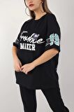 Siyah Trouble Maker Tshirt