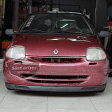 Renault Clio Symbol Hb&Sedan 1998-2002 Uyumlu Üniversal V2 Laguna Lip Esnek Ön Lip 2 Parça Tampon Altı Dil Karlık Ön Ek