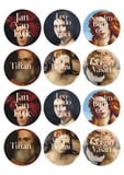 İkonik Tablolar Sticker (12'li)