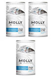 Molly Alabalıklı ve Ton Balıklı Jöleli Kedi Konservesi 400 Gr. X 3 Adet