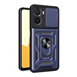 Smcase Vivo Y16 Kılıf Kamera Korumalı Yüzüklü Tank Pars Silikon