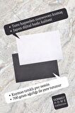 Dormot Home Modern Dijital Baskı - Kahverengi Closed Paspas - 70x45 cm Kapı Önü Paspası