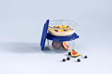 Kristalin Kase Gece Mavisi 275ml ve 450 ml set
