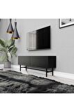 Mezza 4000 FELIX 138 CM (METAL AYAKLI) TV ÜNİTESİ SİYAH
