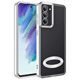 Smcase Samsung Galaxy S21 FE Kılıf Kamera Korumalı Omega Lazer Silikon