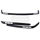 Renault Clio 1 1990-1997 Uyumlu Üniversal Laguna Lip Esnek Ön Lip 2 Parça Tampon Altı Dil Karlık Ön Ek