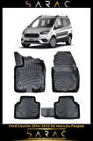 Ford Courier 2015 Model Araca Özel 3d Havuzlu Paspas