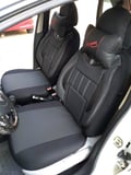 Citroen Nemo Panelvan Uyumlu 1+1 Koltuk Kılıfı - GRİ - SİYAH