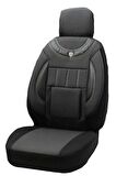 Volkswagen Multivan Uyumlu 4+1 Koltuk Kılıfı - FÜME - SİYAH