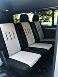 Volkswagen Transporter Uyumlu 4+1 Koltuk Kılıfı - SİYAH
