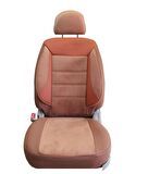 Hyundai Dynasty Uyumlu Tay Tüyü Kumaş Oto Koltuk Kılıfı - DÜZ TABA