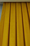 Fon Kumaş Perde Koyu Sarı Hardal Renk Kadifemsi Yumuşak Soft Kanat Yan Perde 1e 3 Dökümlü Pile