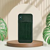 İPHONE XS MAX TLP KARTLIKLI LÜX DERİ KILIF