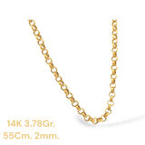 14AYAR 3.78GRAM ALTIN DOÇ ZİNCİR