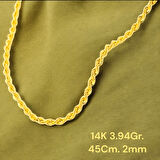 14AYAR 3.94 ALTIN HALAT ZİNCİR