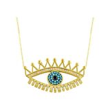 Bilezikhane Göz Kolye 4.00 Gram 14 Ayar Altın