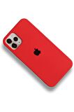 iPhone 14 LOGOLU Kılıf içi Kadife Lansman Silikon Kılıf